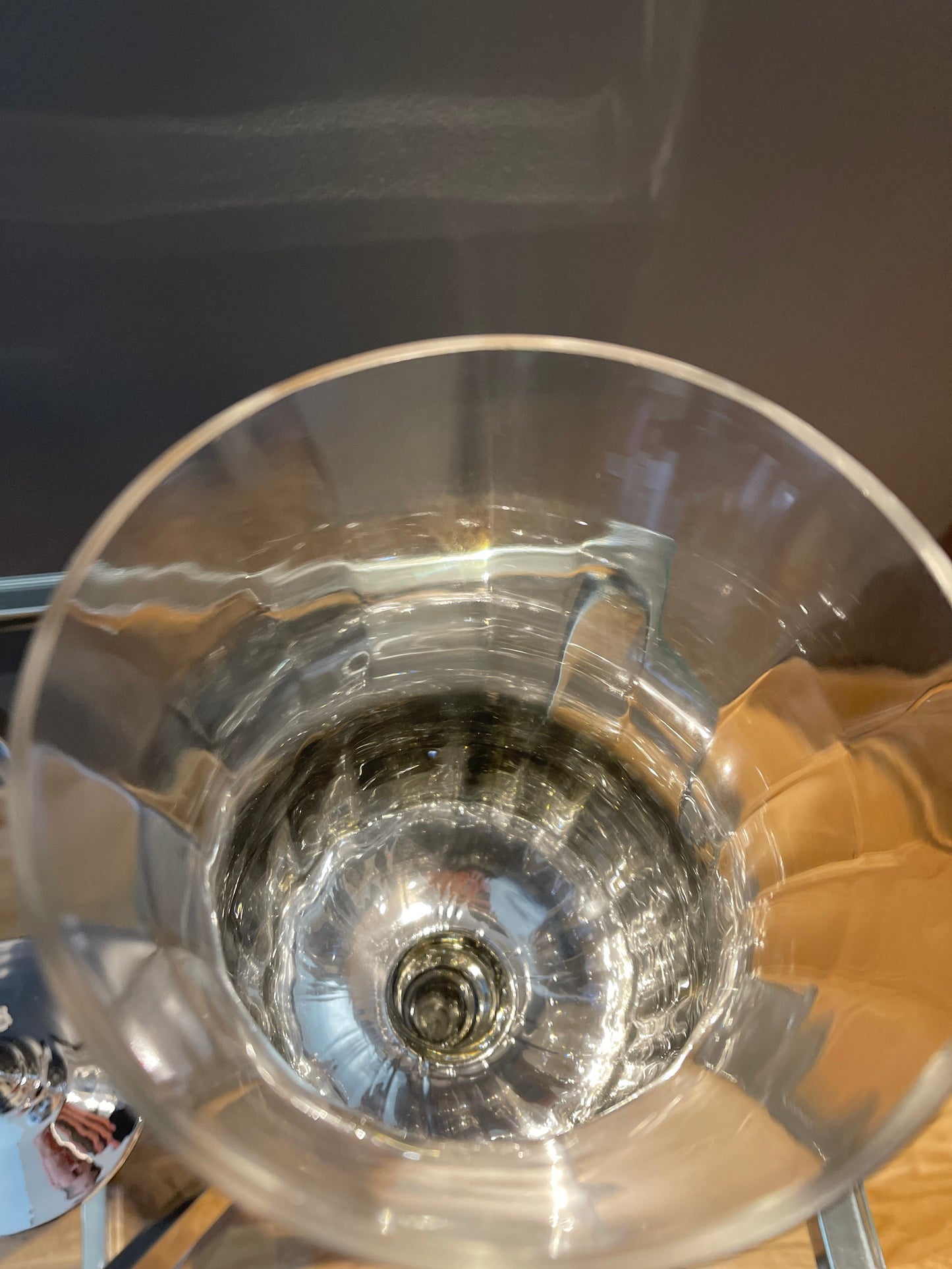 LYSESTAKE SILVER GLASS 35CM
