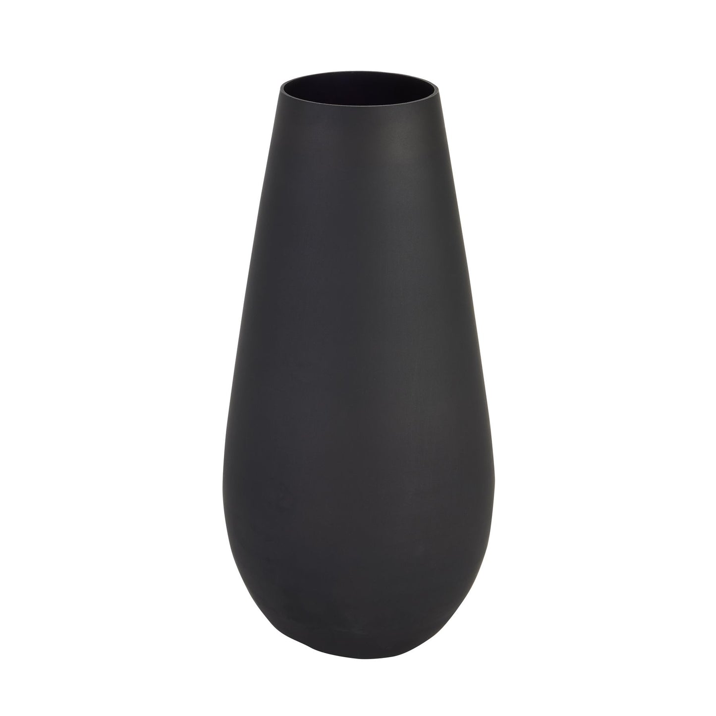 VASE SIMPLE BLACK 27X13