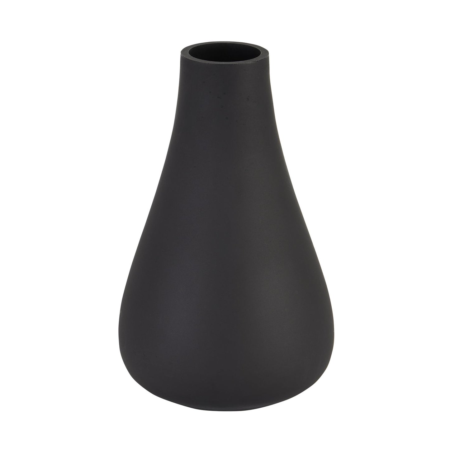 VASE SIMPLE BLACK 18X11