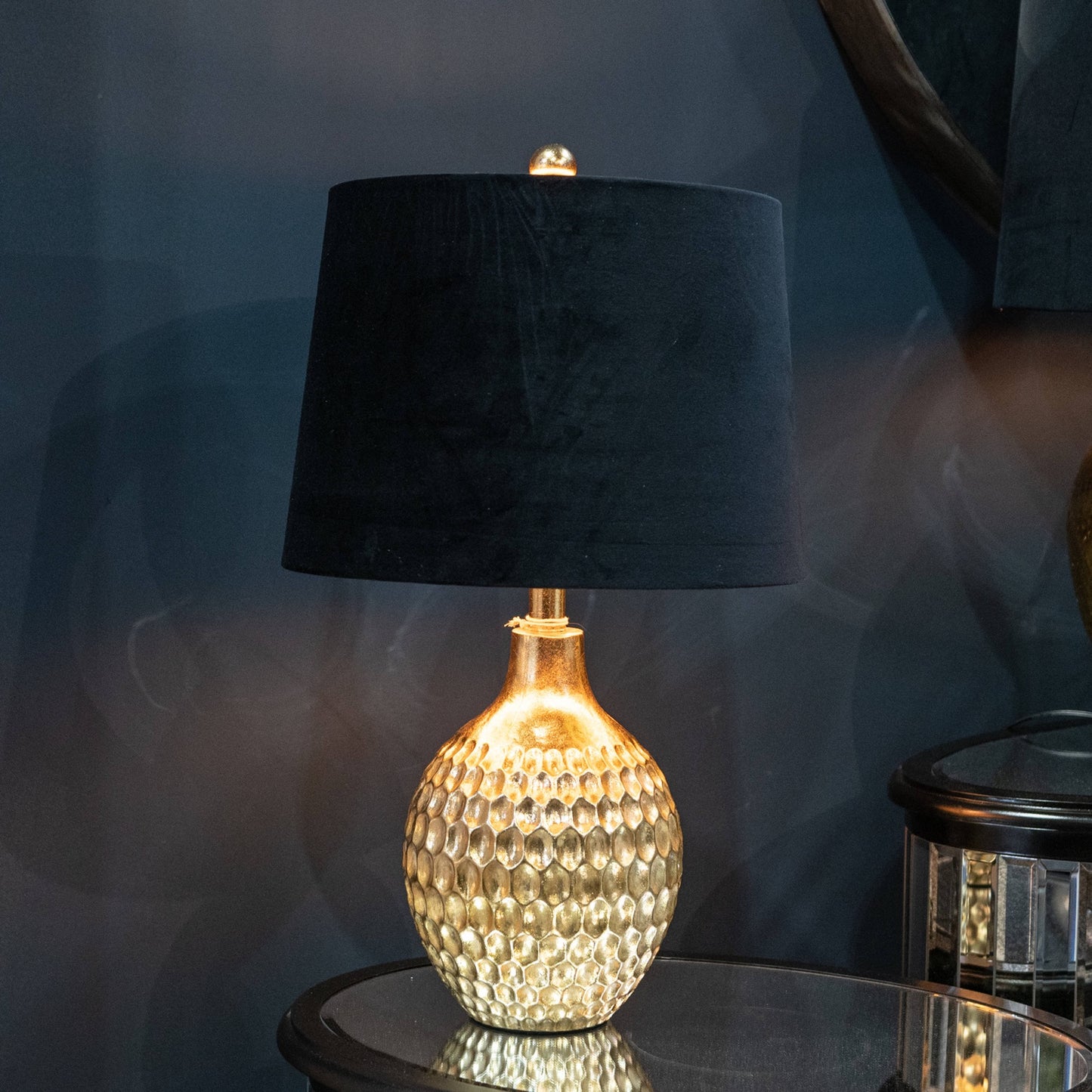 BORDLAMPE GOLDEN VELVET