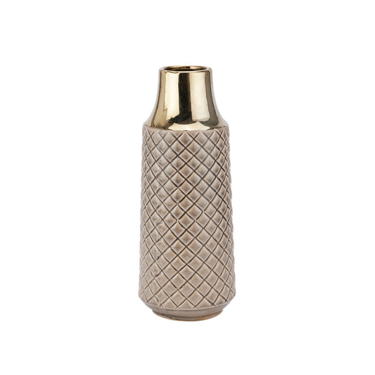 VASE BEIGE DIAMOND