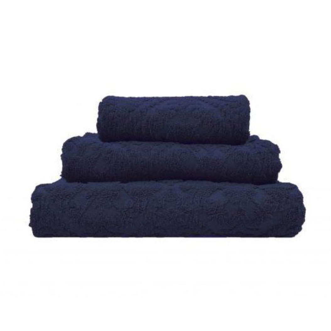 HÅNDKLE JACQUARD NAVY