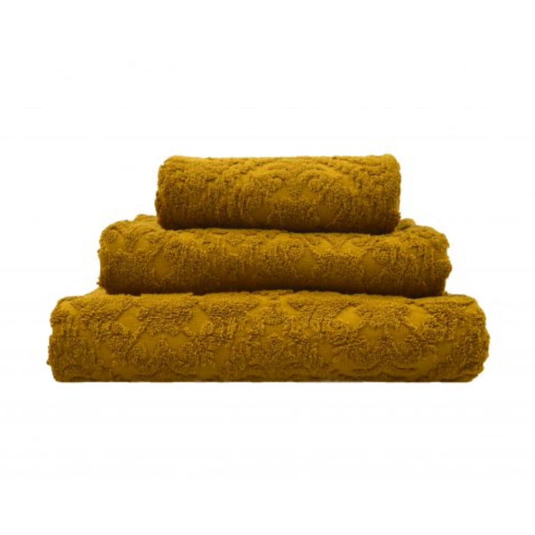 HÅNDKLE JACQUARD TURMERIC