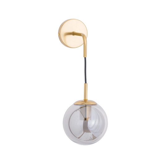 VEGGLAMPE SMOKED BRASS